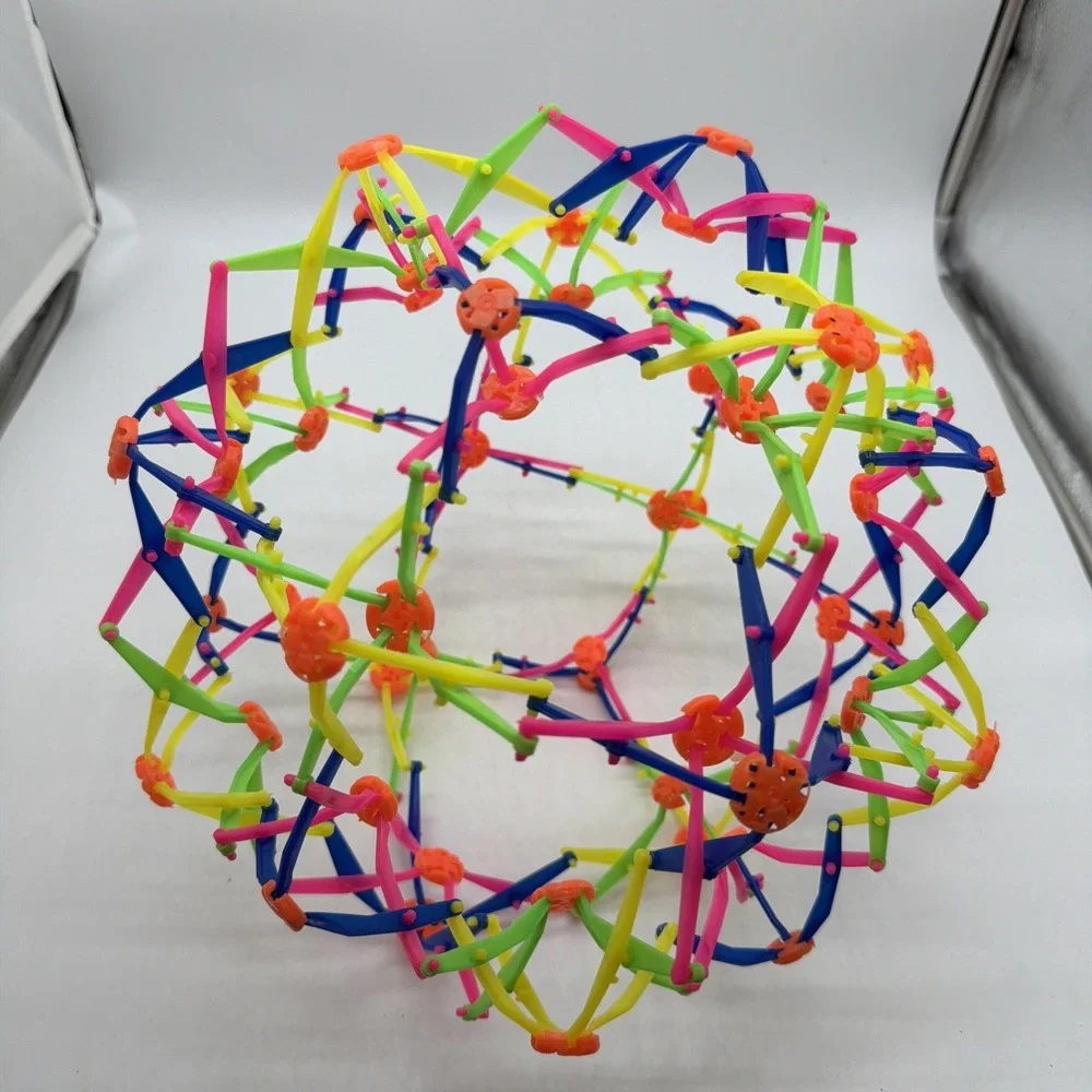 Hoberman Mini Sphere NEON Expanding 6